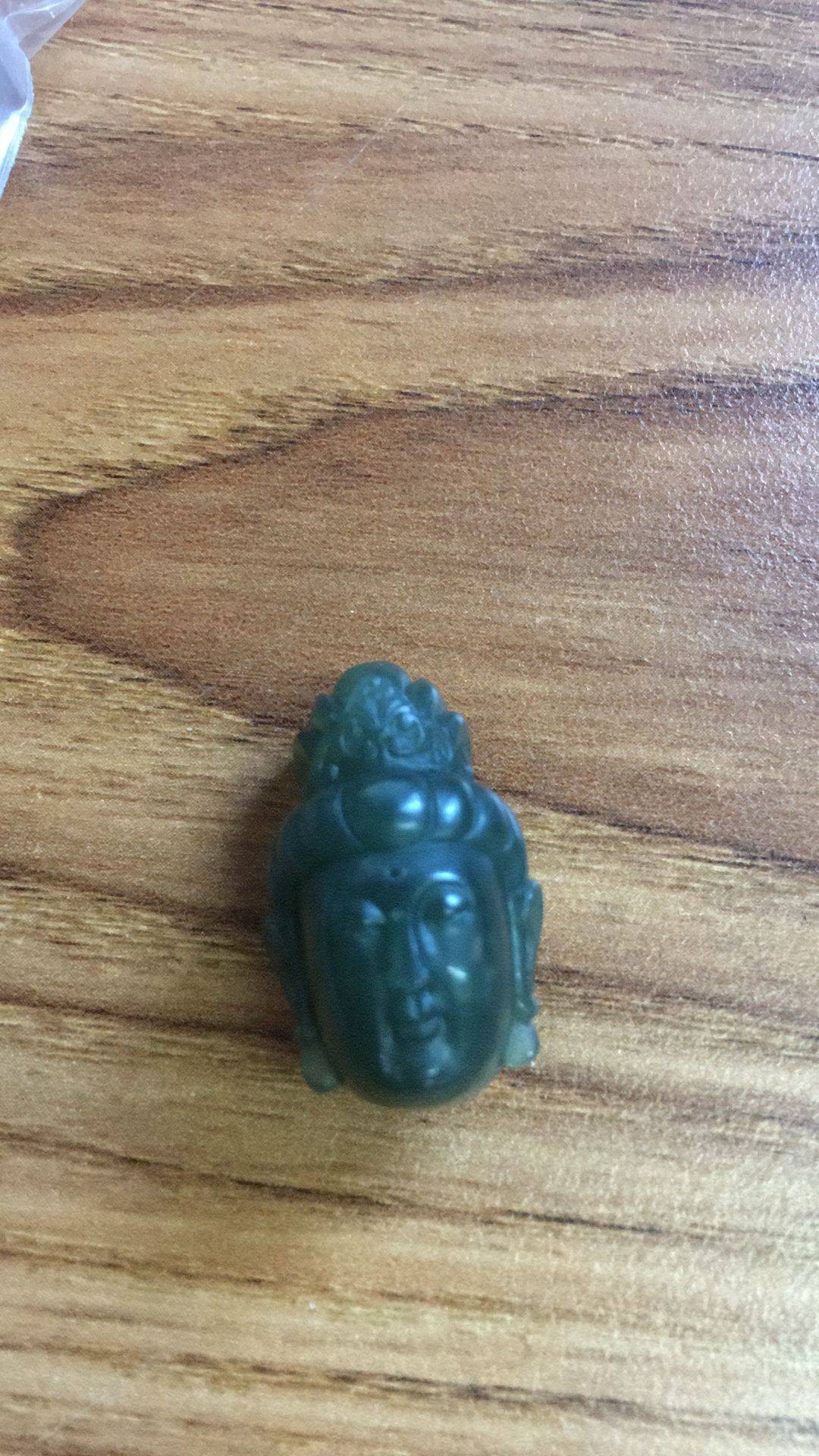 新疆和田玉籽玉青玉 佛首