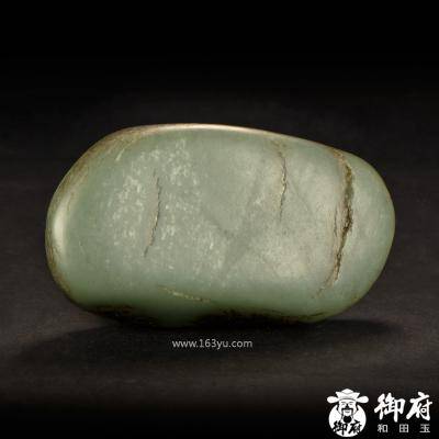 新疆和田玉褐皮青玉籽玉原石 1.17公斤