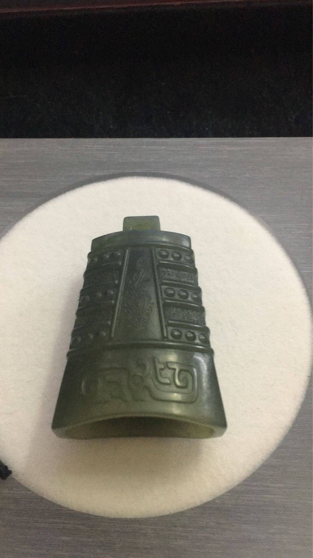 新疆和田玉籽玉青玉 编钟