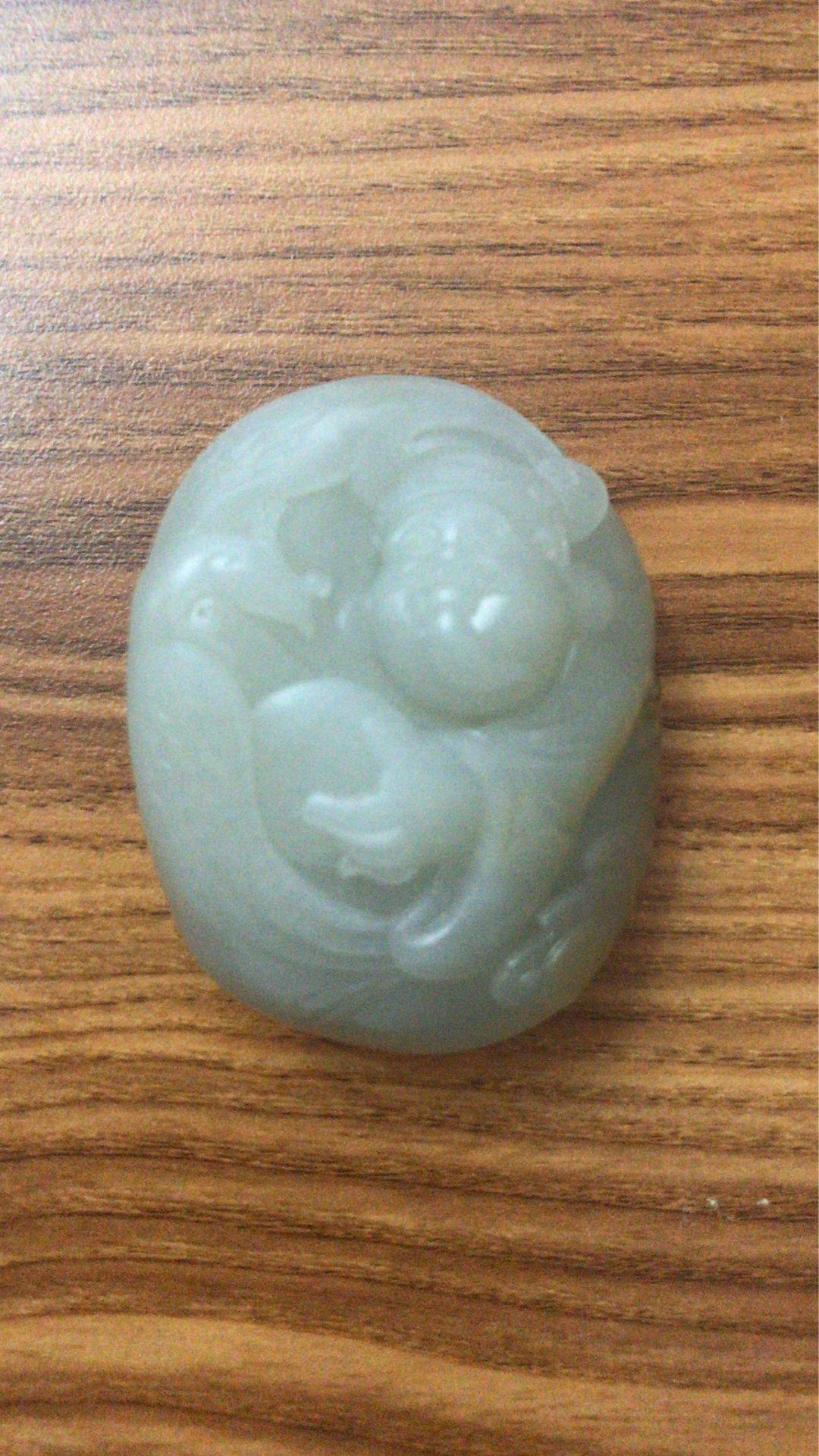 新疆和田玉黄皮白玉籽玉 总重量194克
