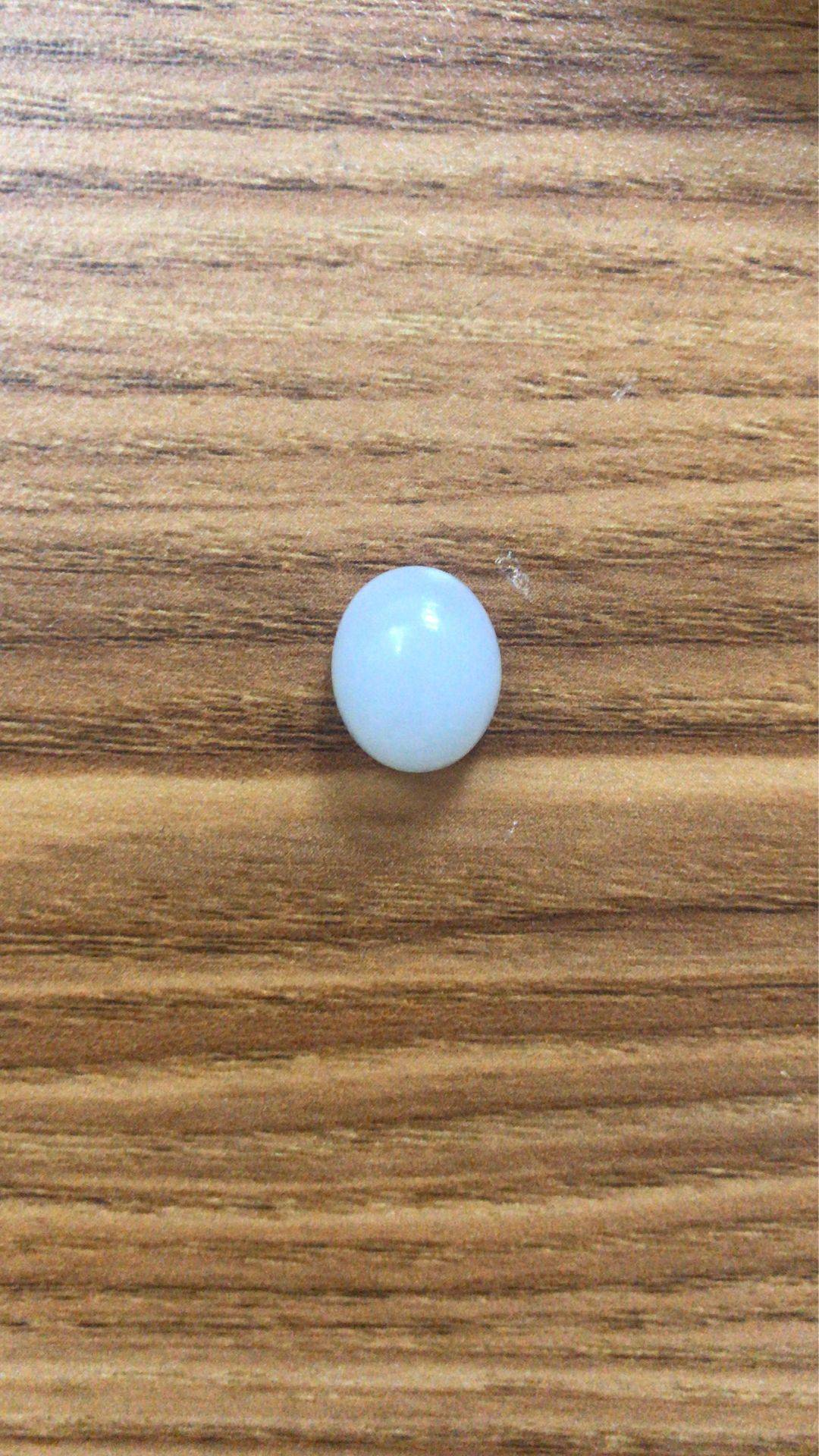 白玉戒面