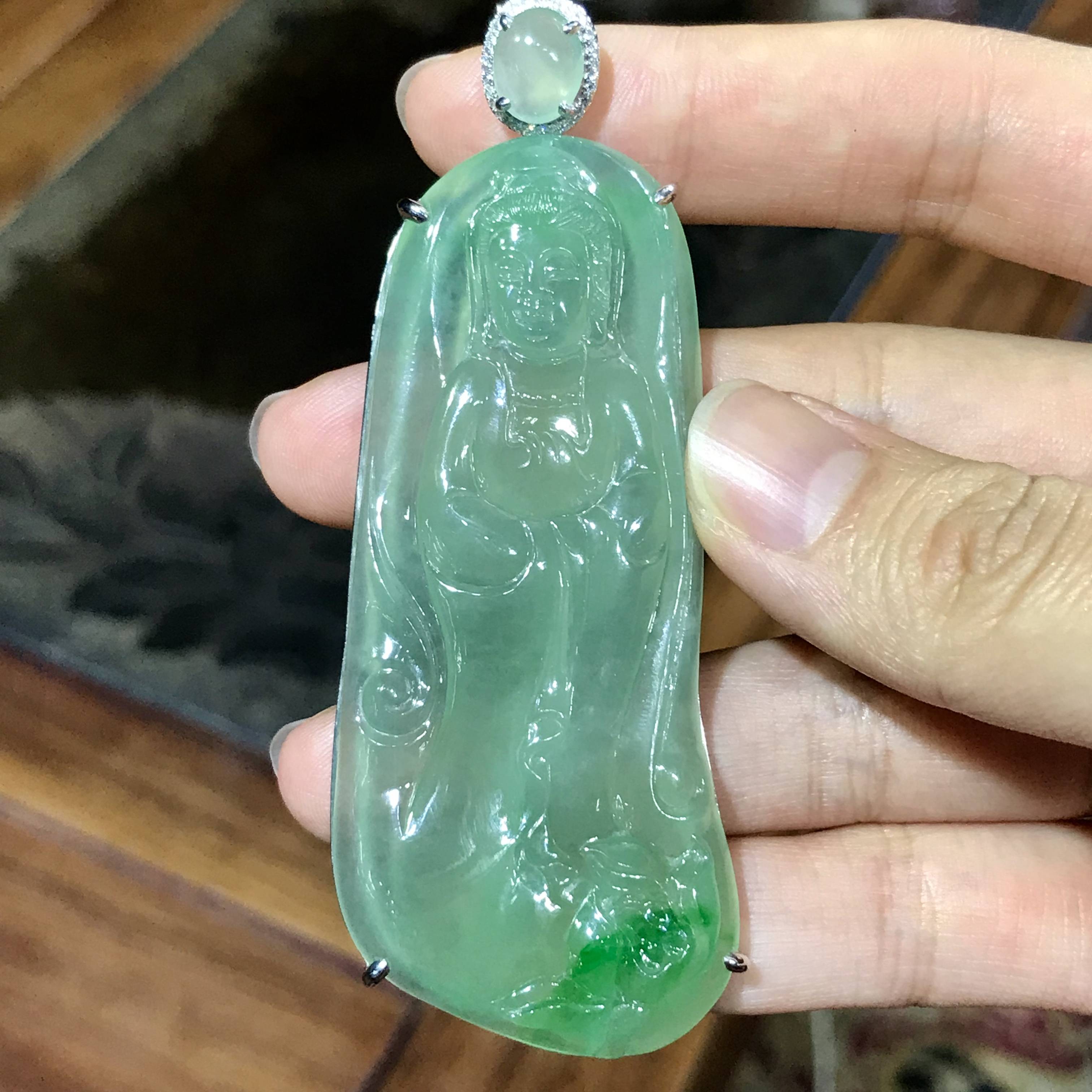 翡翠 观音 27.5g