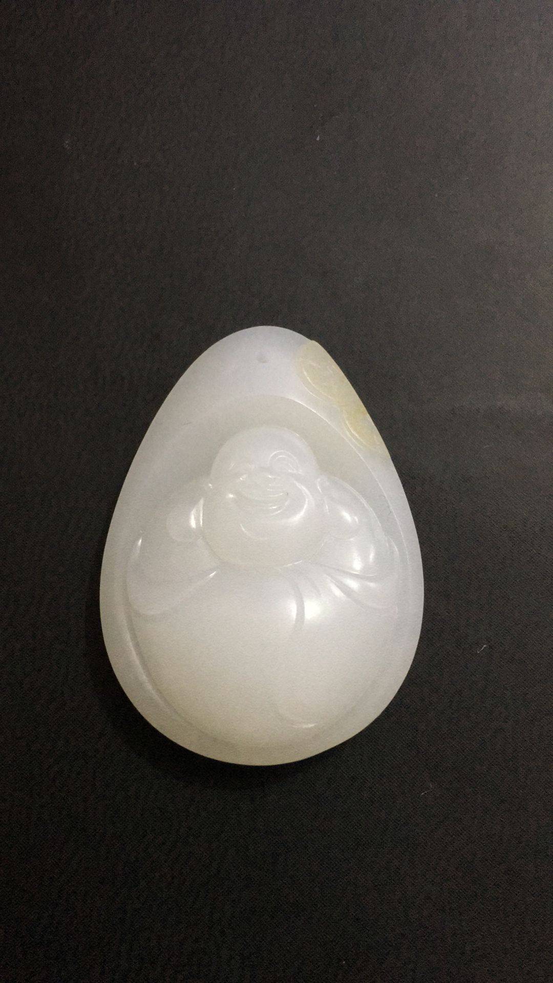 白玉 弥勒佛 16.2g