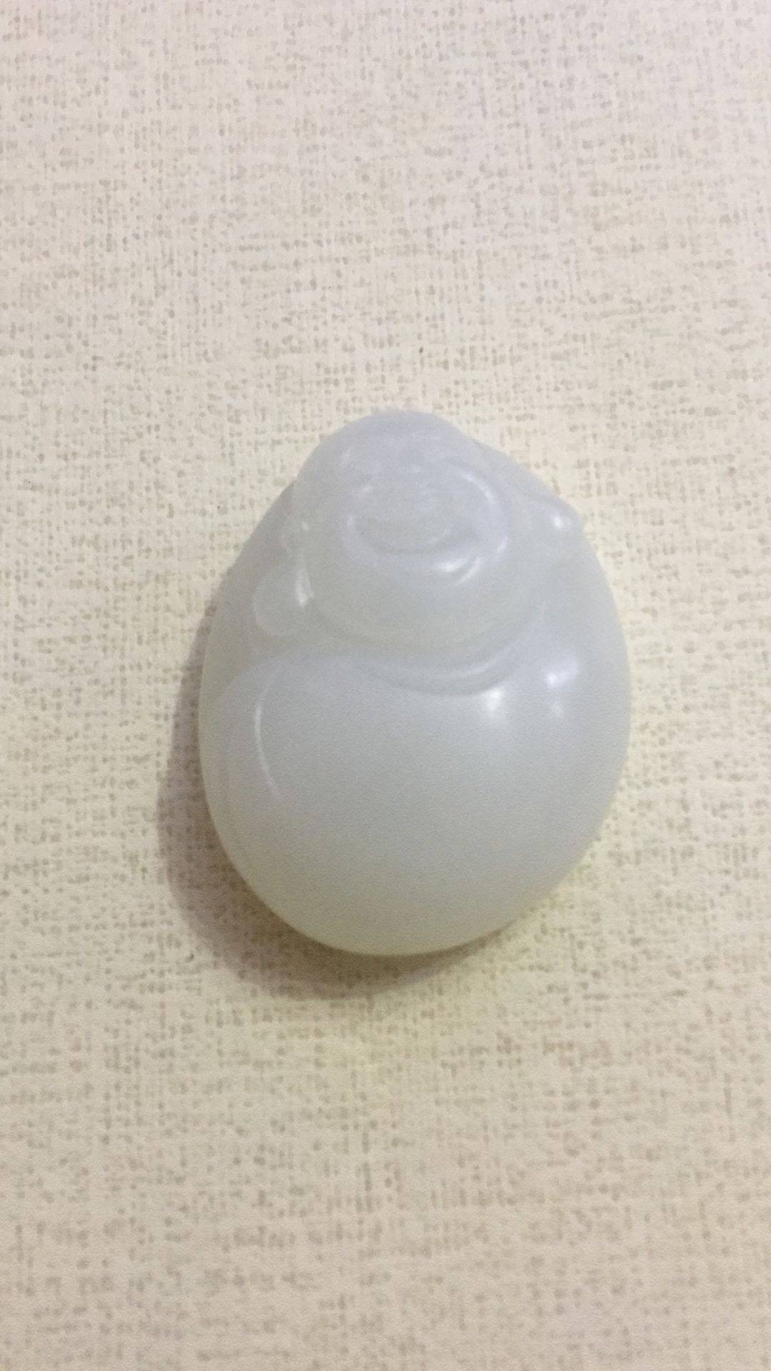 白玉 弥勒佛 18.7