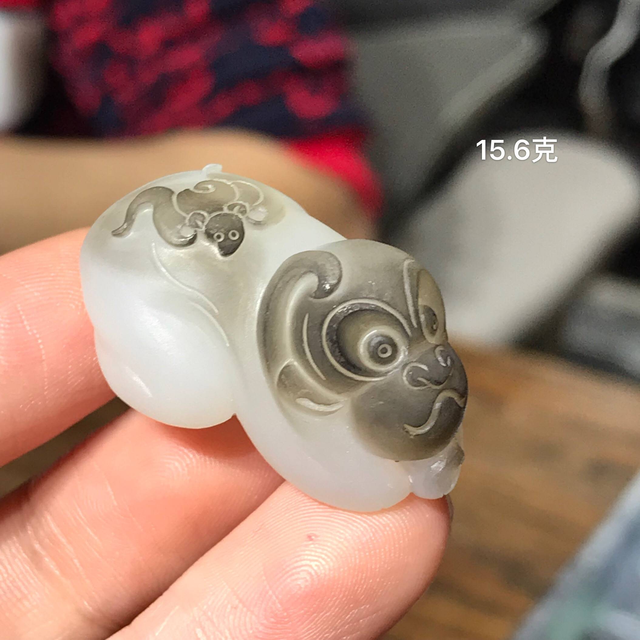 白玉 猴 29.3g