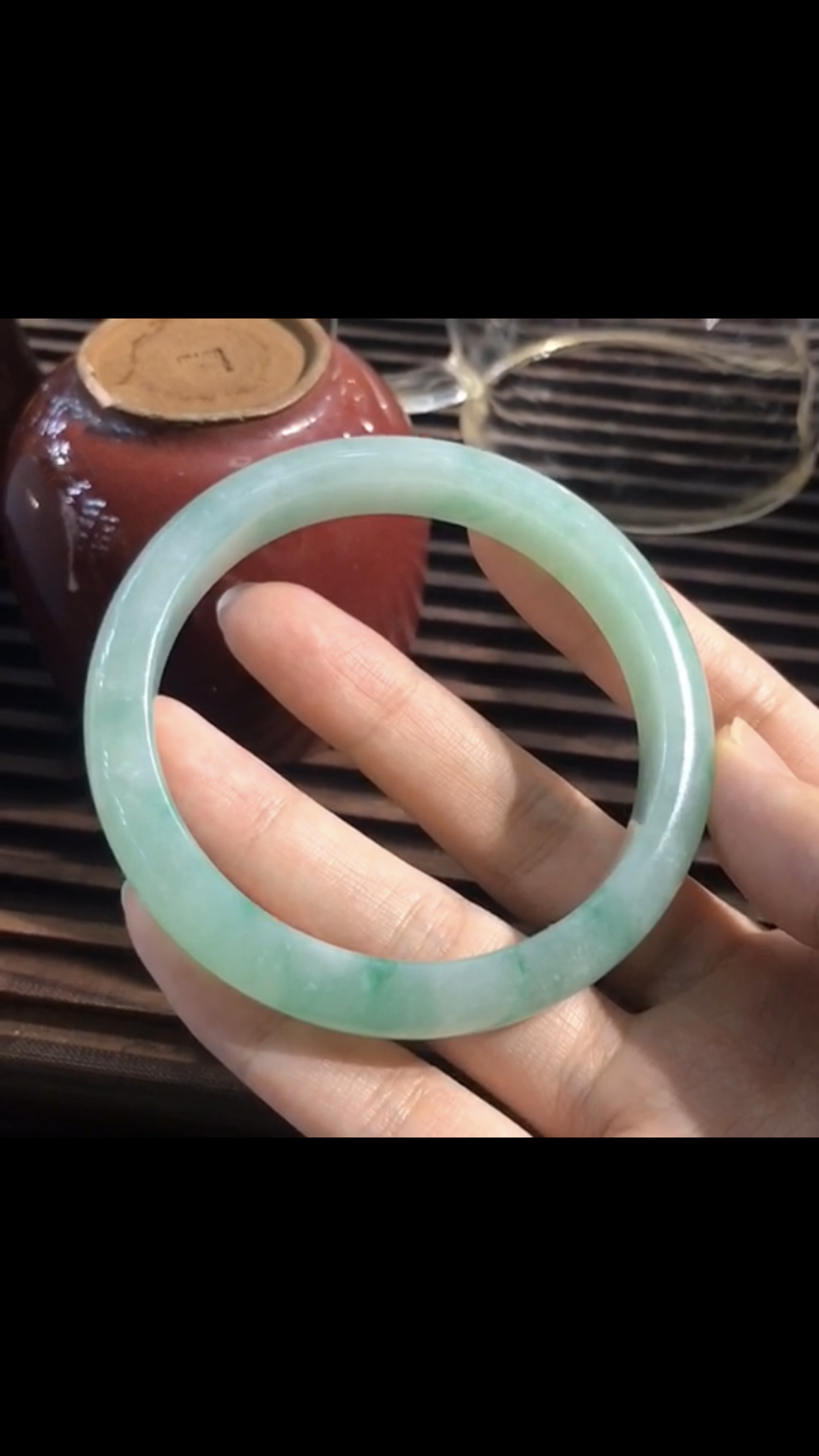 翡翠手镯54mm