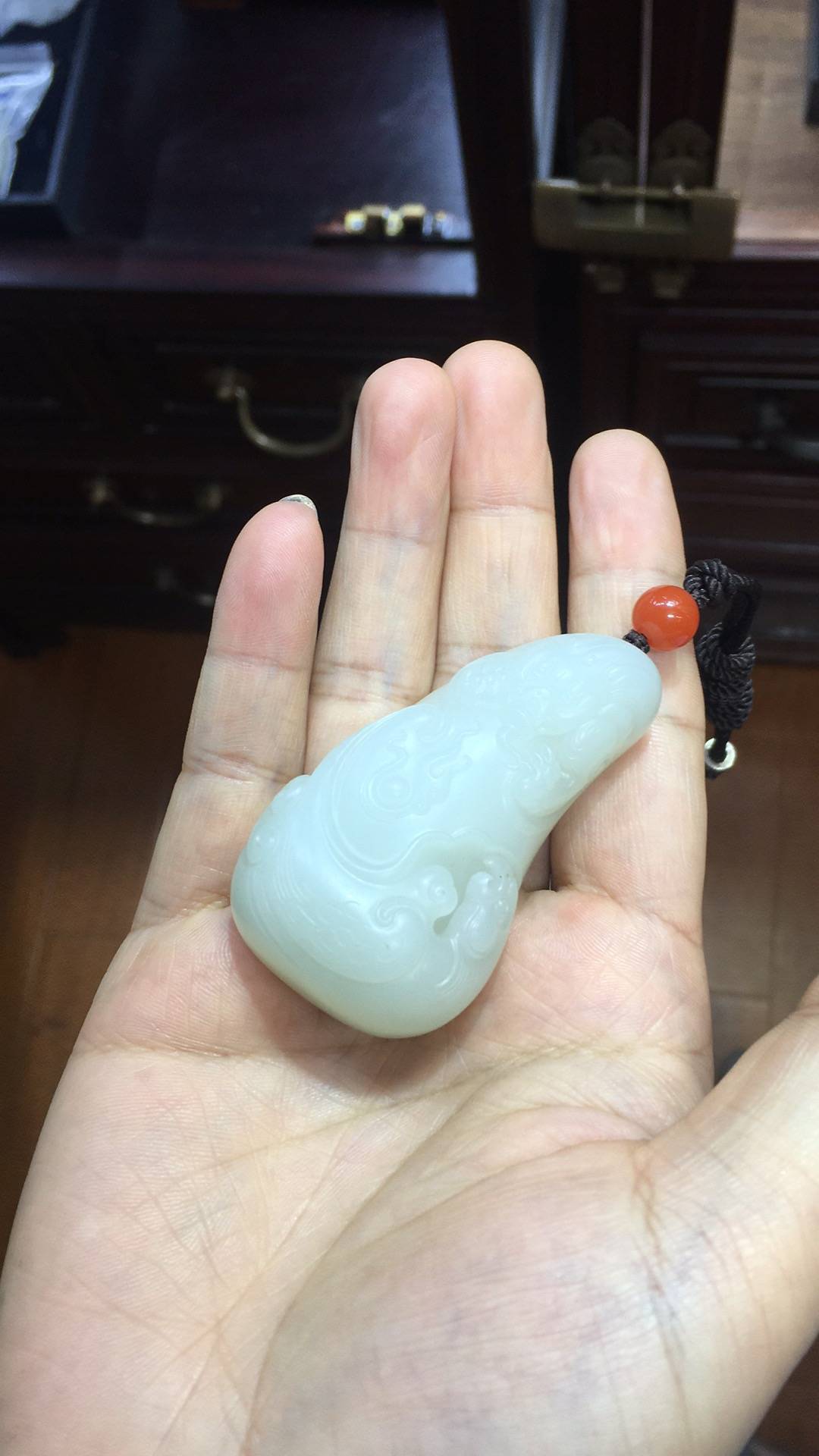 新疆和田玉白玉 英雄