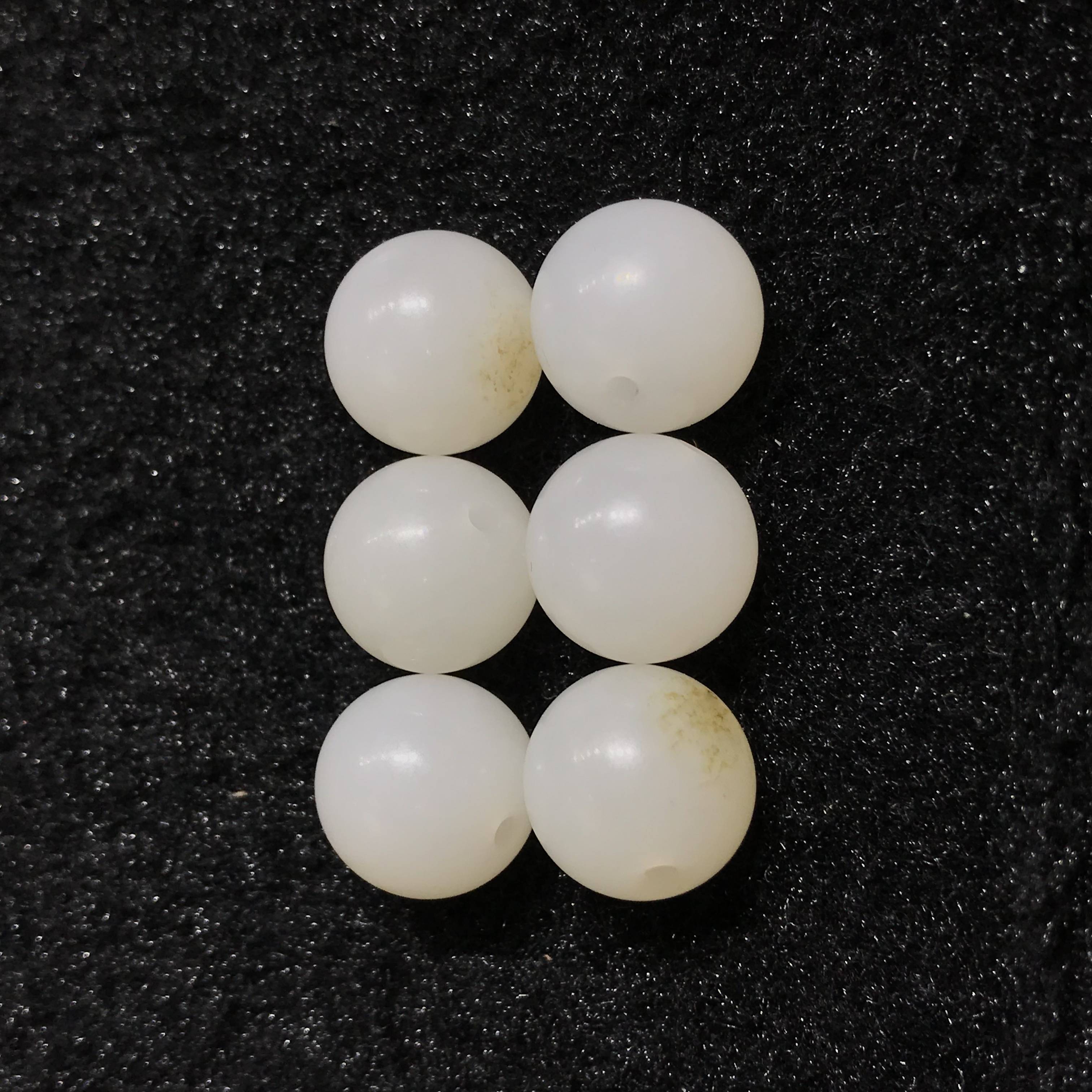 白玉圆珠 11mm（6粒）