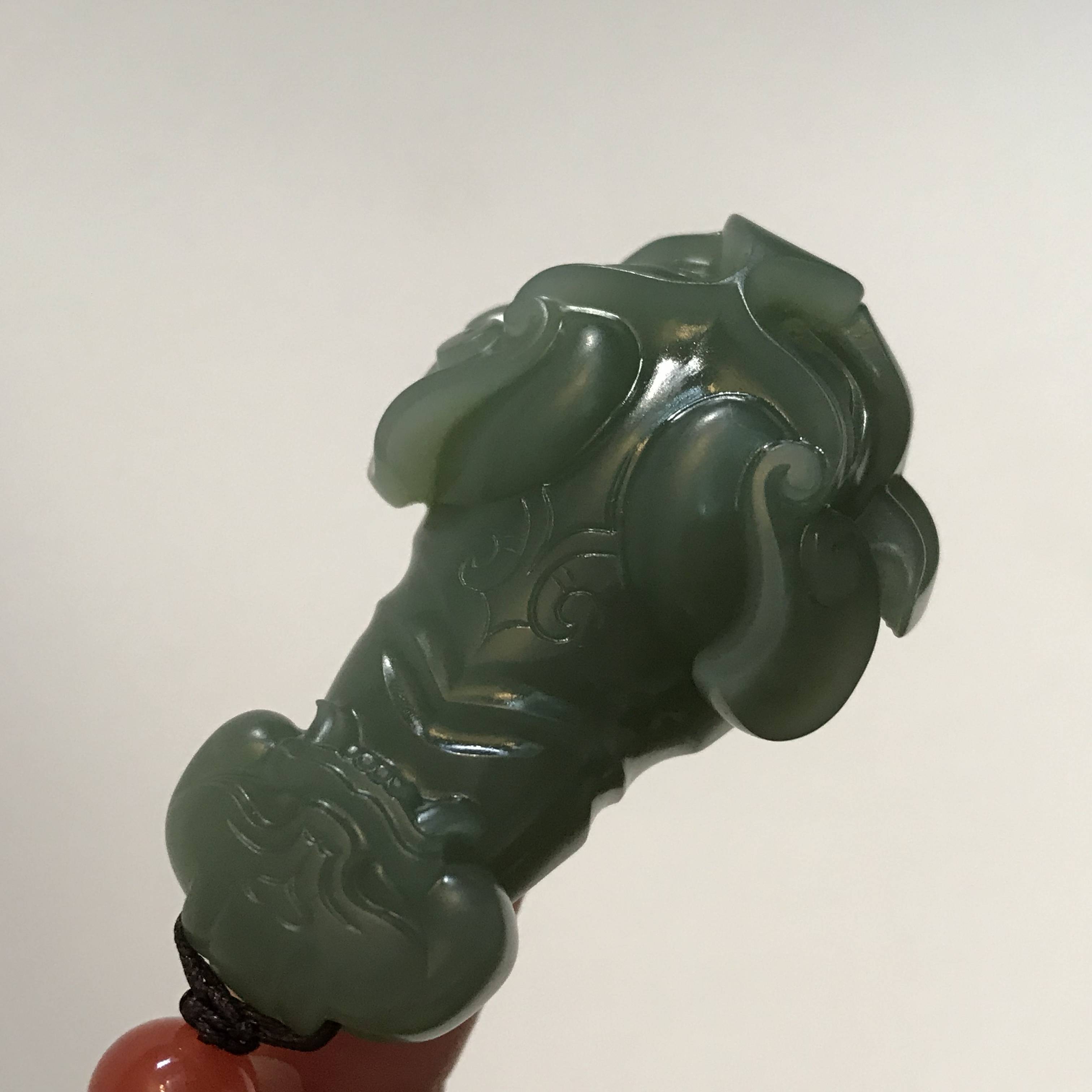 新疆和田青玉籽料 瑞兽 33g