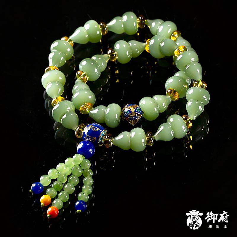 俄罗斯碧玉手莲 福禄 100.7克