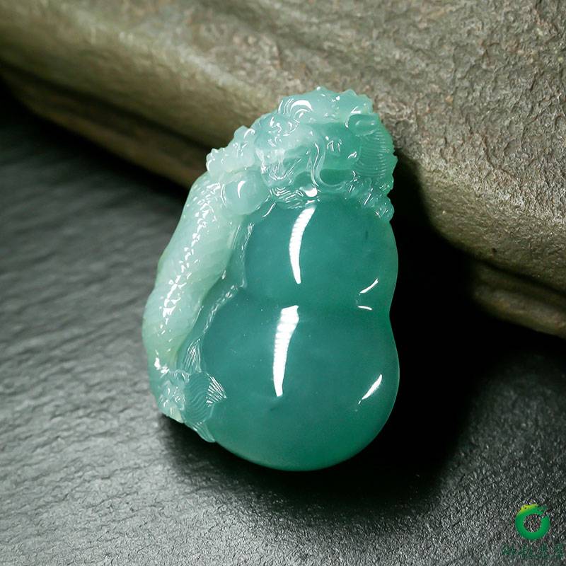 缅甸翡翠A货晴水种 福禄寿全 30克