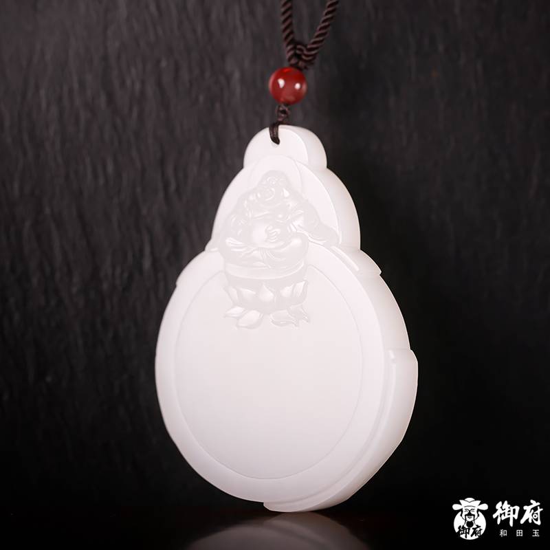 新疆和田玉籽料 羊脂白玉 悟道 23.8克