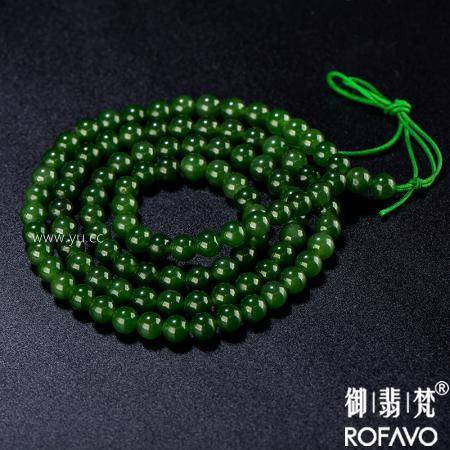 俄羅斯碧玉108顆項(xiàng)鏈?zhǔn)稚?37.5 克 圖片2