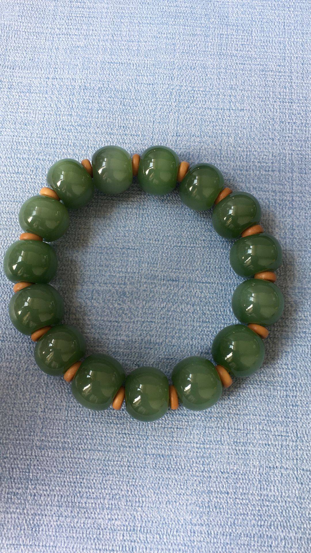 俄羅斯碧玉手鏈 58.9克