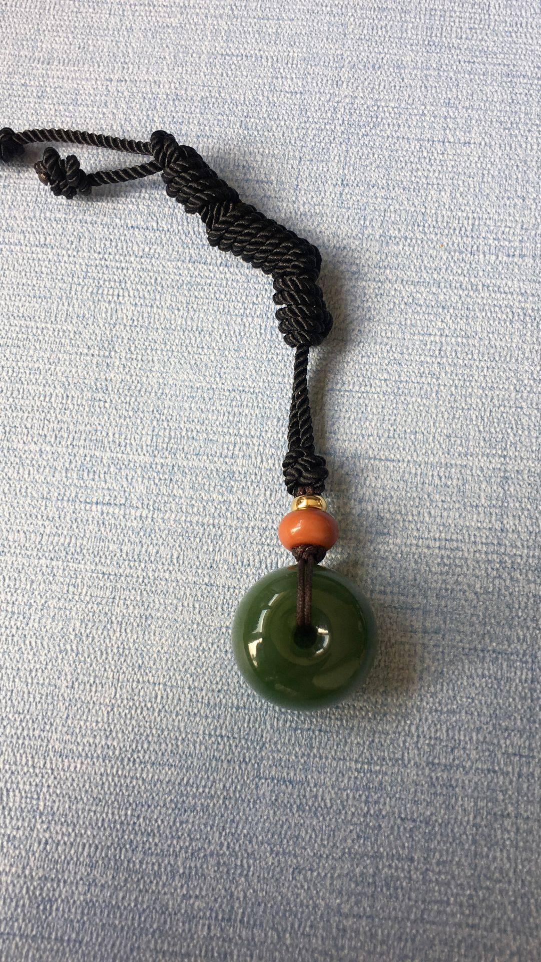 俄羅斯碧玉掛件 平安扣