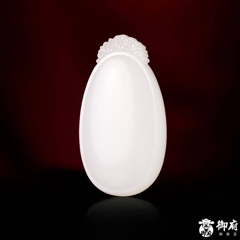 新疆和田玉白玉籽玉 無事牌 20克