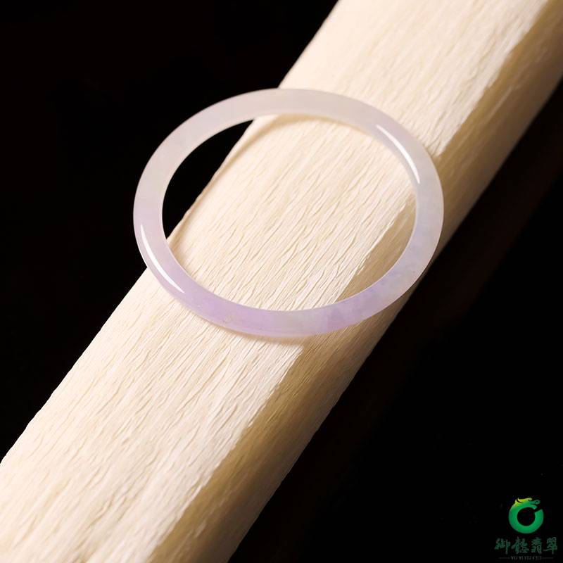 緬甸天然A貨糯冰種翡翠手鐲 圖片6