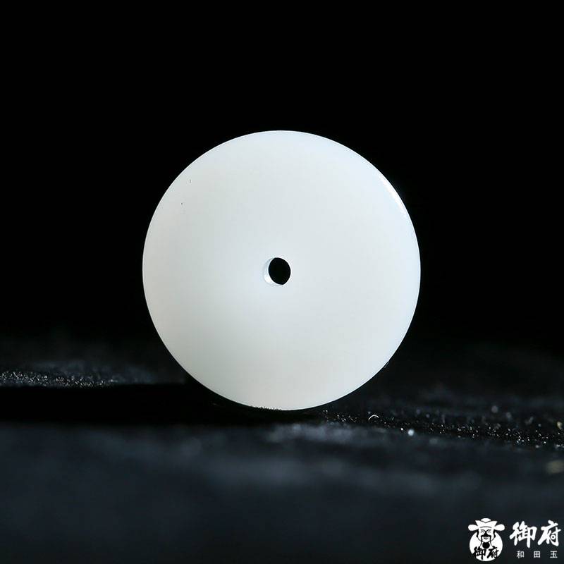 新疆和田玉白玉籽玉掛件 平安扣 3.5克 圖片10