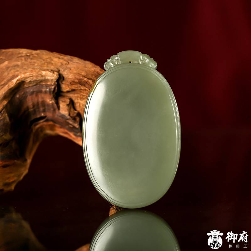 新疆和田青玉籽料 平安無事牌 48.6克 圖片2