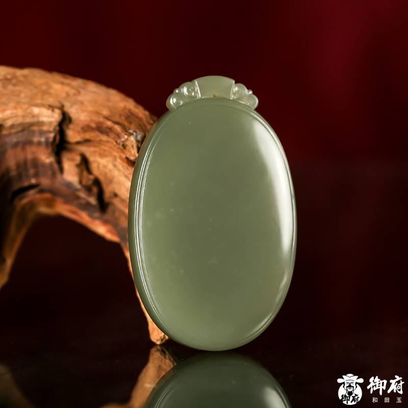 新疆和田青玉籽料 平安無事牌 48.6克 圖片7