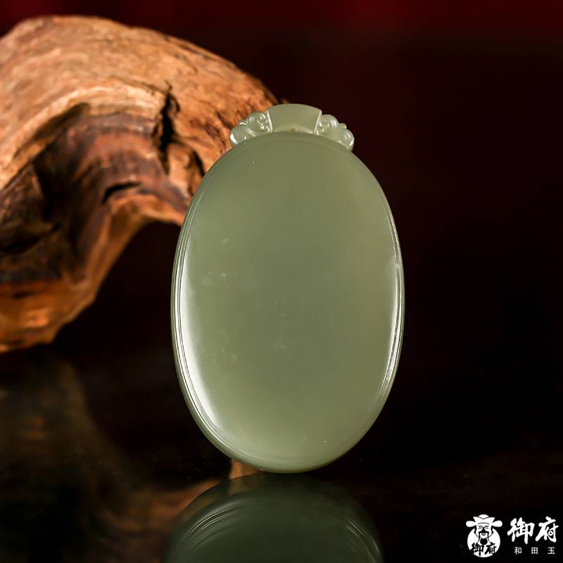 新疆和田青玉籽料 平安無事牌 48.6克 圖片9