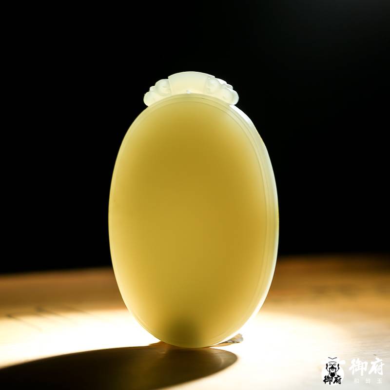 新疆和田青玉籽料 平安無事牌 48.6克 圖片10