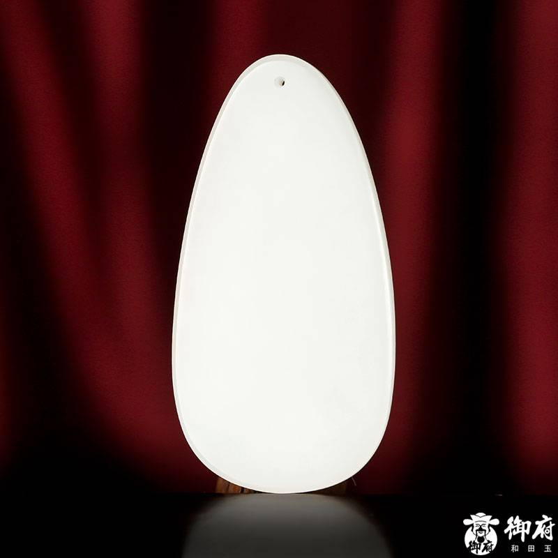 新疆和田玉灑金白玉籽玉 蘭花 掛件15.4克 圖片7