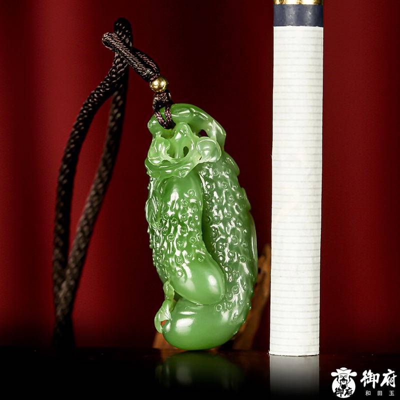 俄羅斯碧玉吊墜 飛黃騰達(dá) 14.5克 圖片9