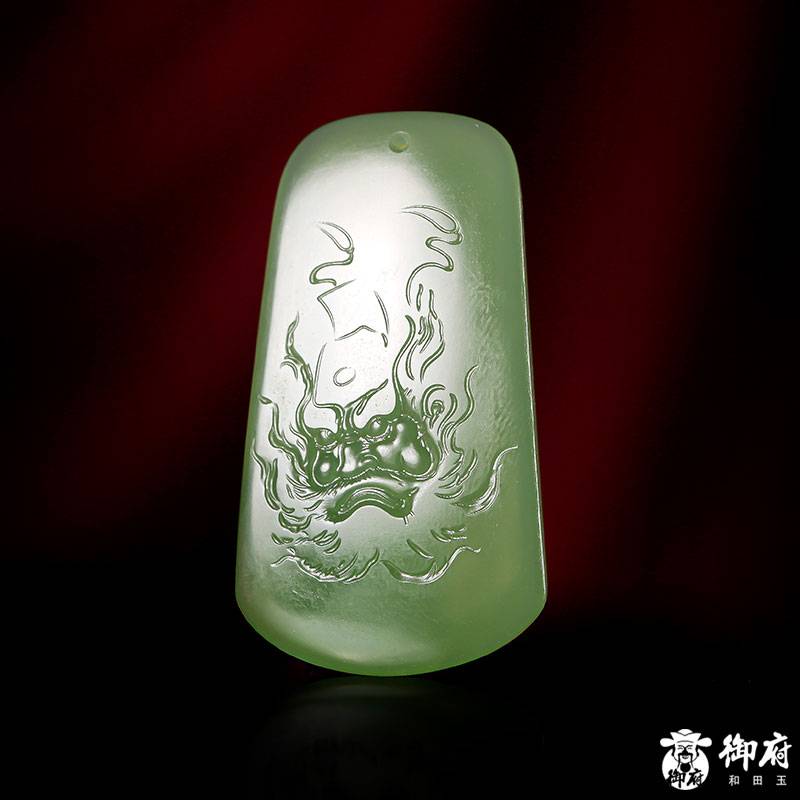 俄羅斯碧玉掛件 鐘馗 10克 圖片2