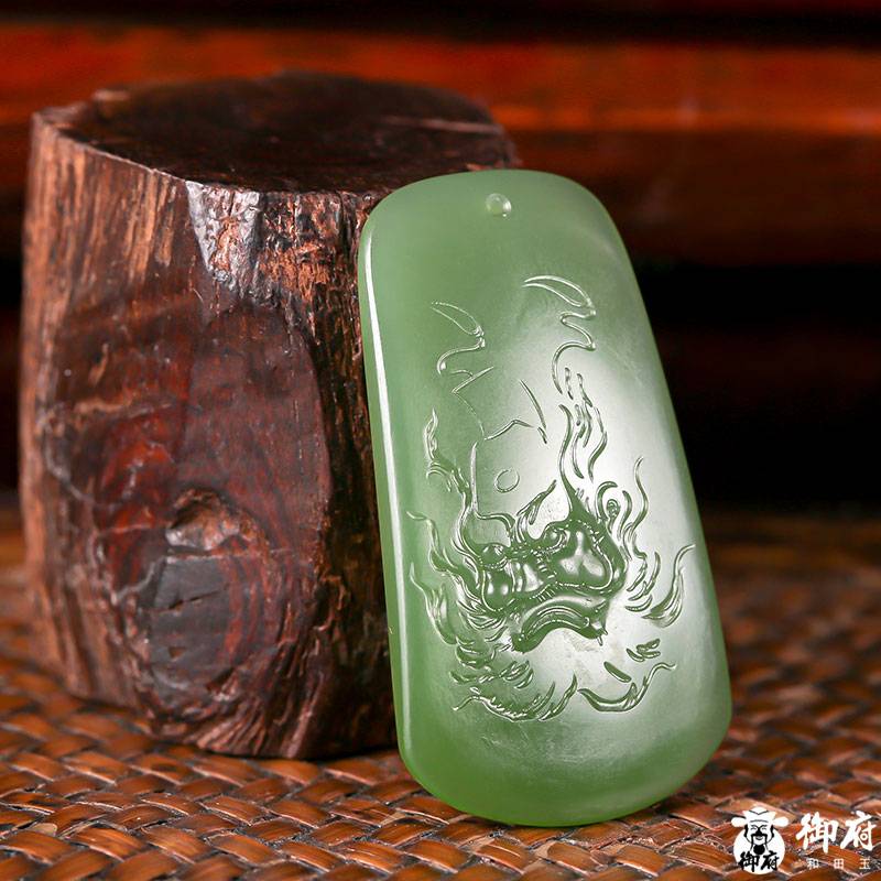 俄羅斯碧玉掛件 鐘馗 10克 圖片5