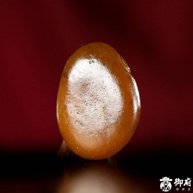 新疆和田玉黃沁獨(dú)籽掛件 財(cái)神 14克 圖片6