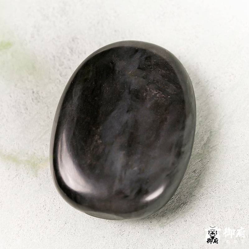 新疆和田玉墨玉籽玉掛件 悟道 44克 圖片9