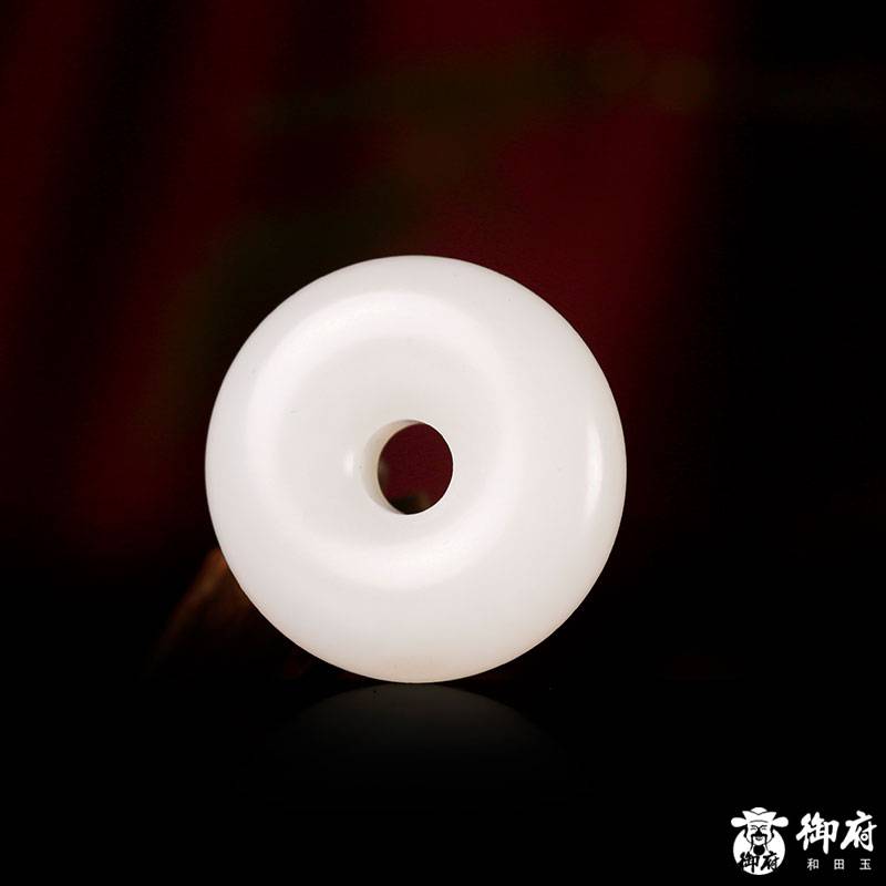 新疆和田玉和田籽玉白玉 平安扣14克 圖片2