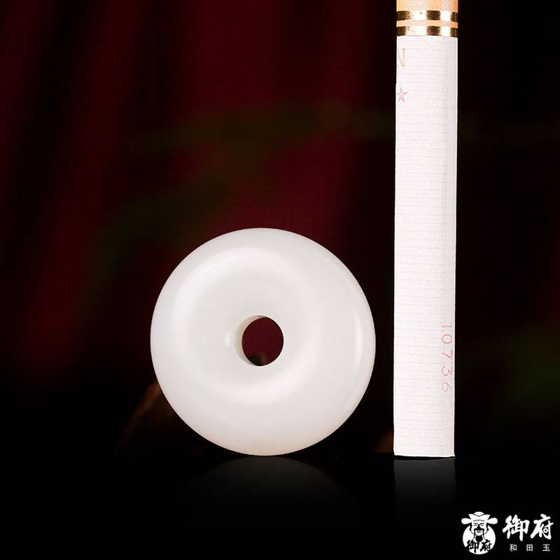 新疆和田玉和田籽玉白玉 平安扣14克 圖片4