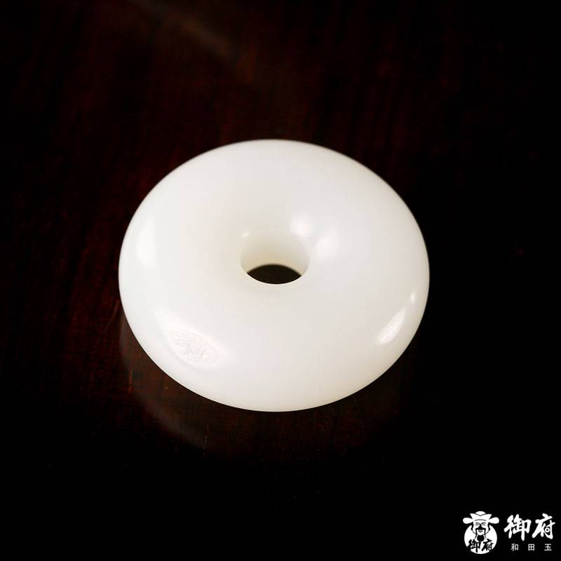 新疆和田玉和田籽玉白玉 平安扣14克 圖片7