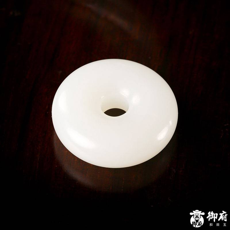 新疆和田玉和田籽玉白玉 平安扣14克 圖片8