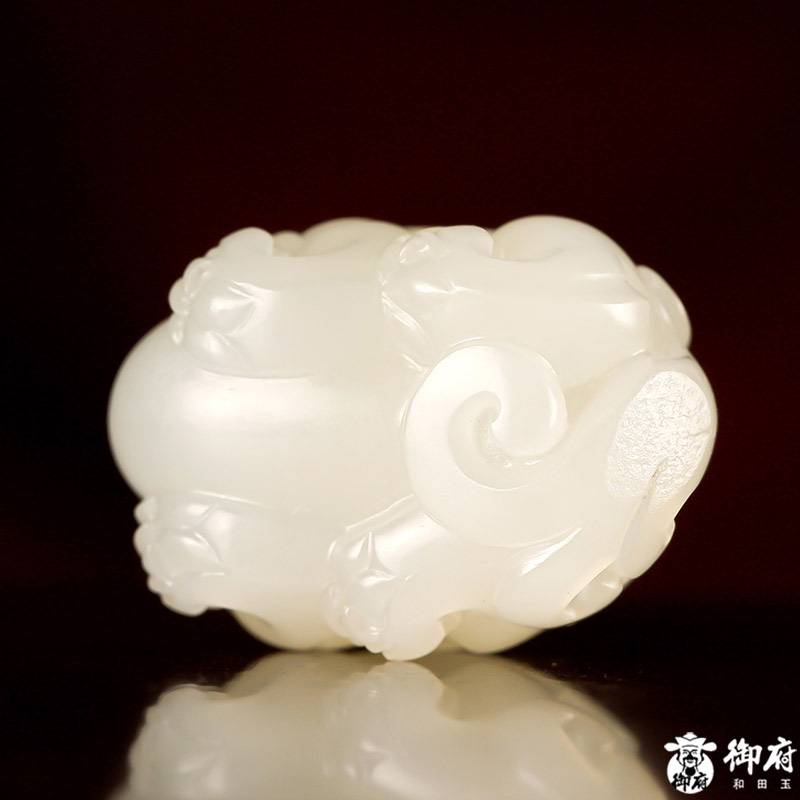 新疆和田玉白玉籽玉 貔貅 16.6克 圖片7