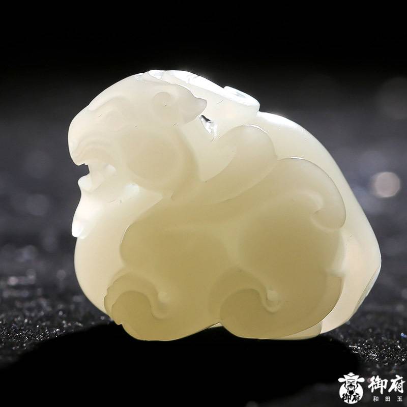 新疆和田玉白玉籽玉 貔貅 16.6克 圖片8
