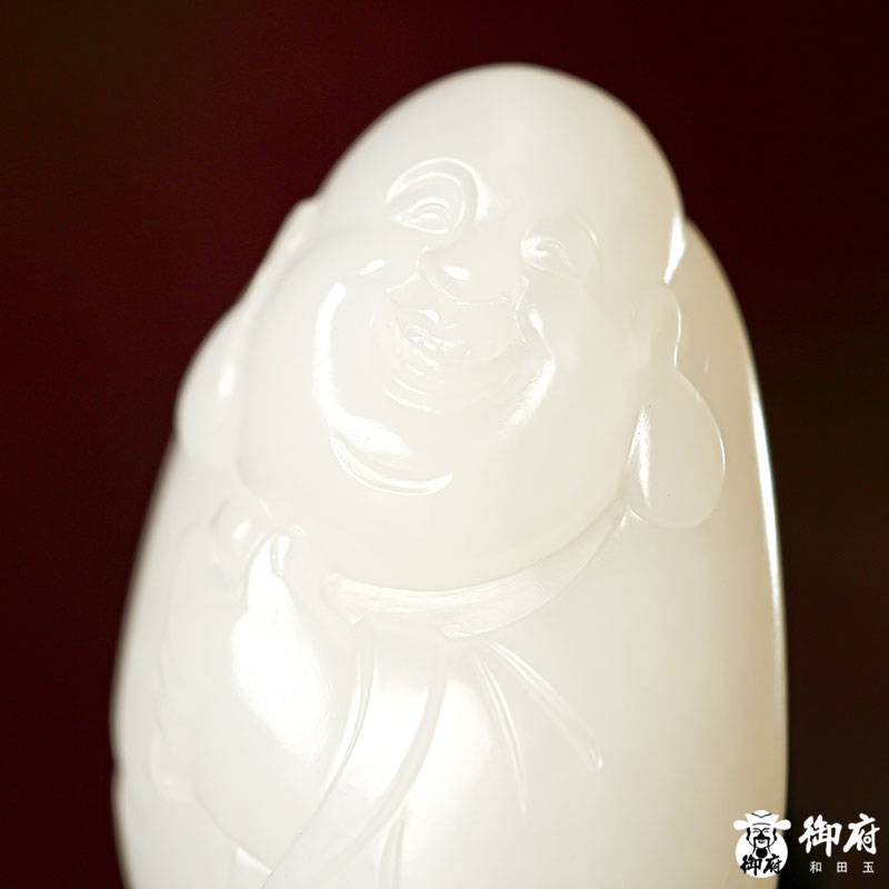 新疆和田玉籽玉白玉 彌勒 17.6克 圖片4