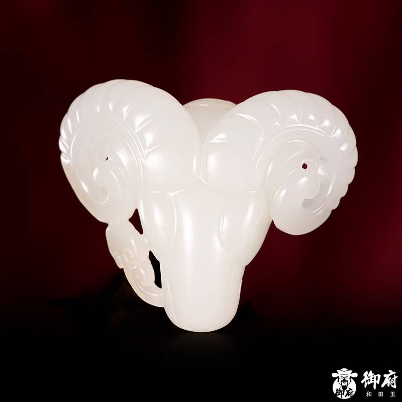 新疆和田玉原毛孔皮白玉籽玉掛件 樣樣如意 15.4克 圖片2