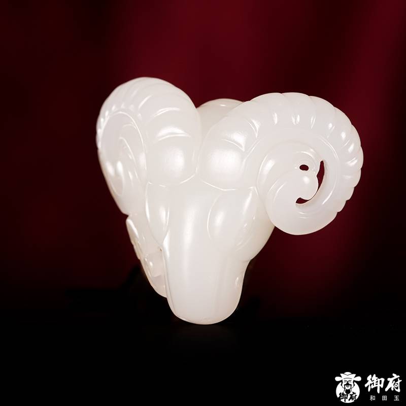 新疆和田玉原毛孔皮白玉籽玉掛件 樣樣如意 15.4克 圖片3