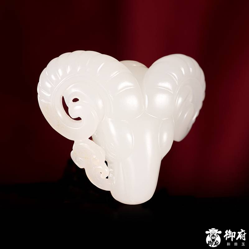 新疆和田玉原毛孔皮白玉籽玉掛件 樣樣如意 15.4克 圖片4