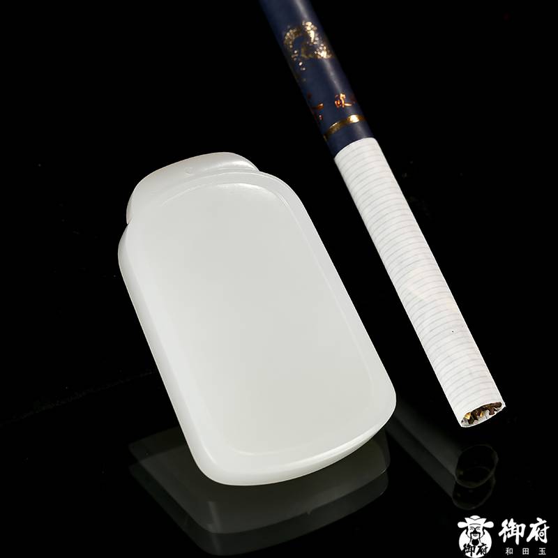 新疆和田白玉籽料 平安牌 34.2克 圖片4