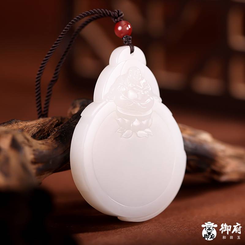 新疆和田玉籽料 羊脂白玉 悟道 23.8克 圖片3