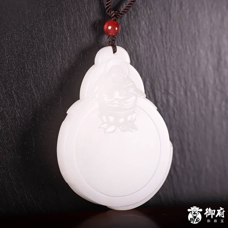 新疆和田玉籽料 羊脂白玉 悟道 23.8克 圖片5