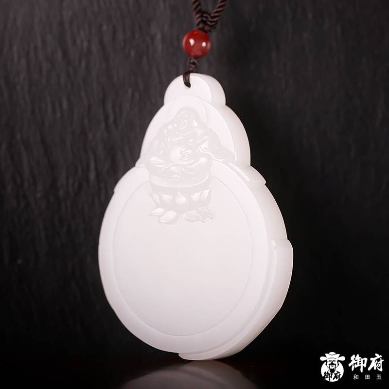 新疆和田玉籽料 羊脂白玉 悟道 23.8克 圖片7