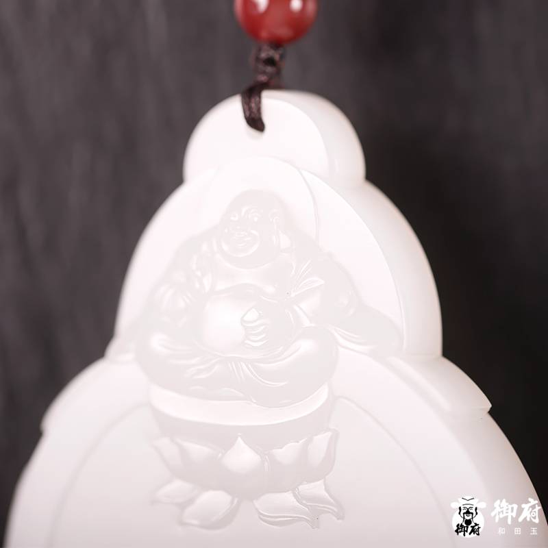 新疆和田玉籽料 羊脂白玉 悟道 23.8克 圖片6