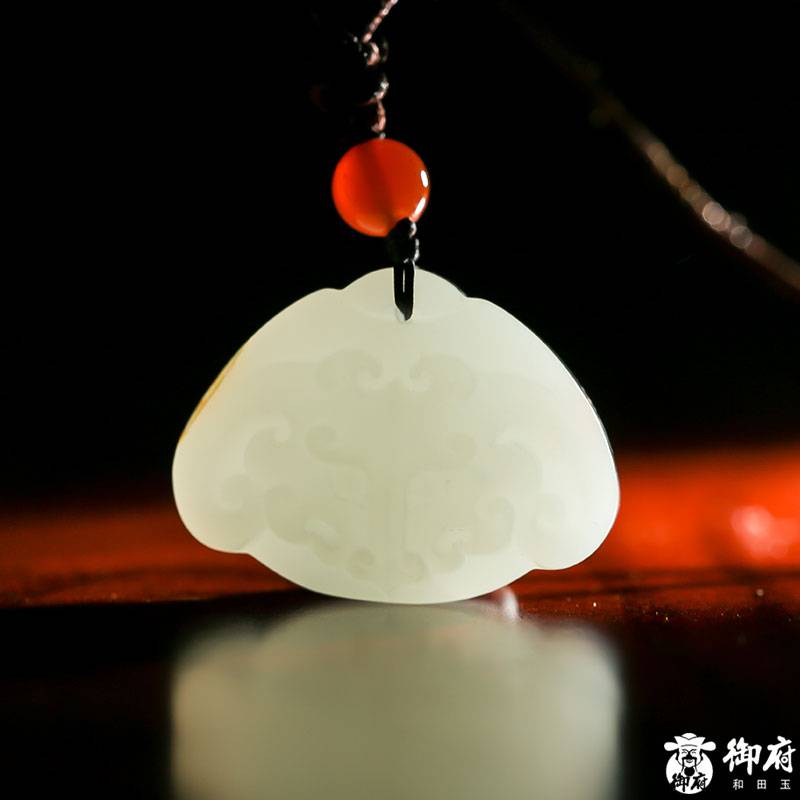 新疆和田白玉籽料 玉佩掛件 守護 14.3克 圖片9