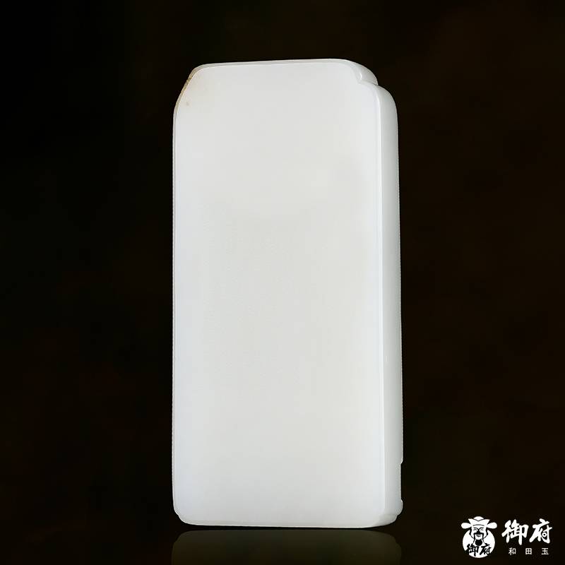 新疆和田白玉籽料玉牌 韋陀 106.9克 圖片4