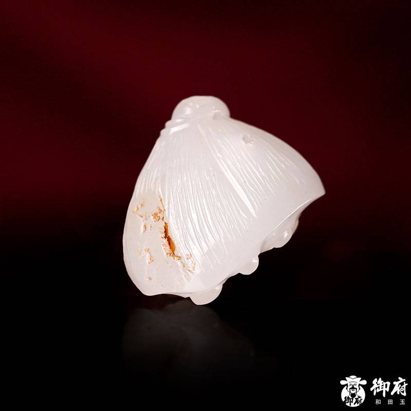 新疆和田玉紅皮白玉籽玉掛件 多子多福 10.8克 圖片4